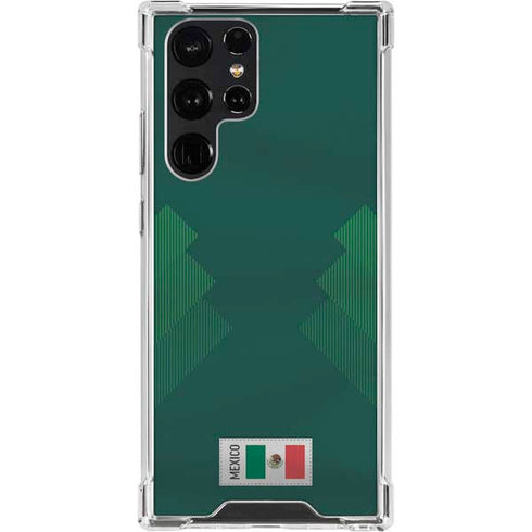 Mexico Soccer Flag Galaxy S23 Ultra Clear Case